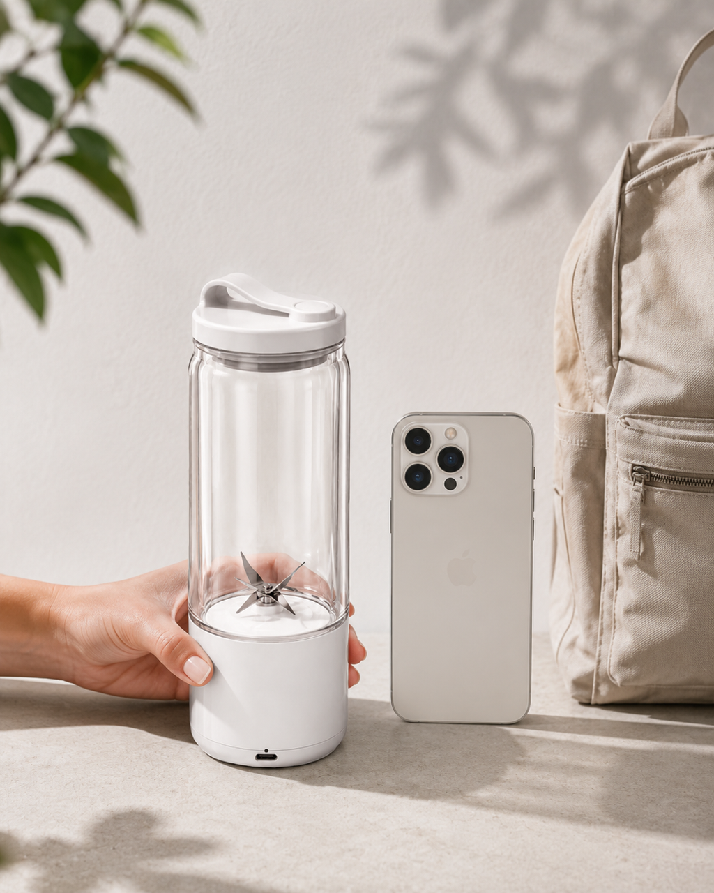450ml Rechargeable Portable Blender for Smoothies & Shakes