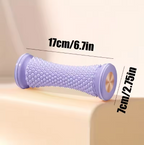 Portable foot roller massager for an under-desk wellness break