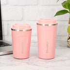 Intelligent temperature display tumbler coffee cup, double-layer insulated, 304 stainless steel