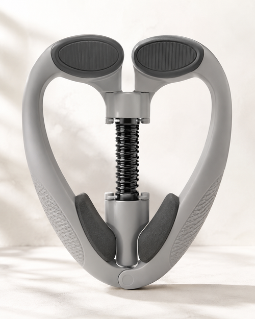 Adjustable inner thigh resistance trainer for home workouts