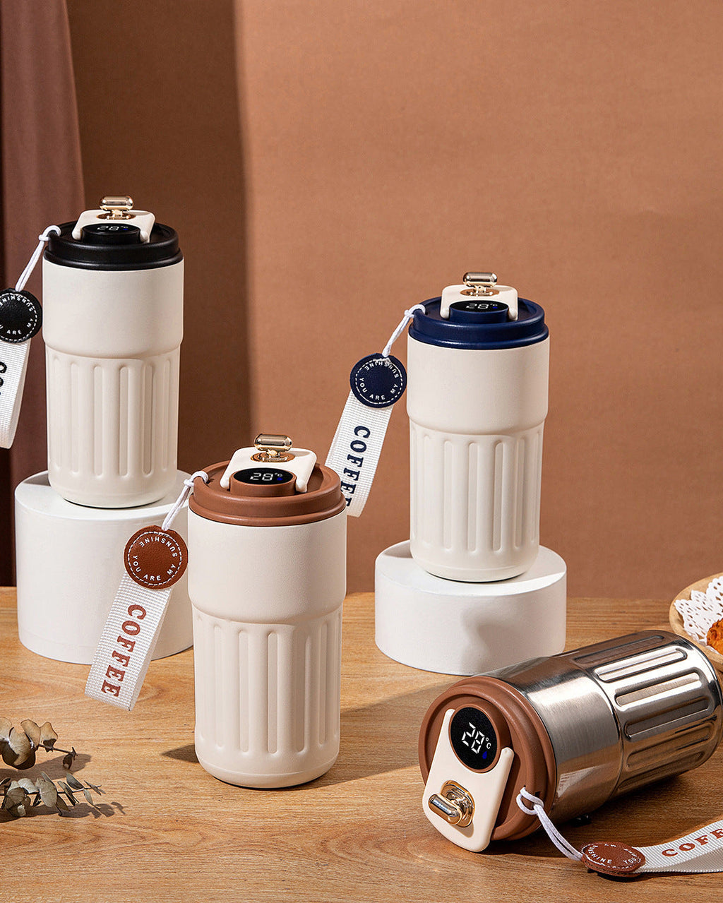 Smart coffee tumbler gift for coffee lovers