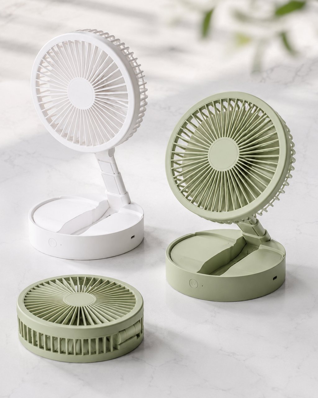 USB rechargeable desk fan ready for home office cooling